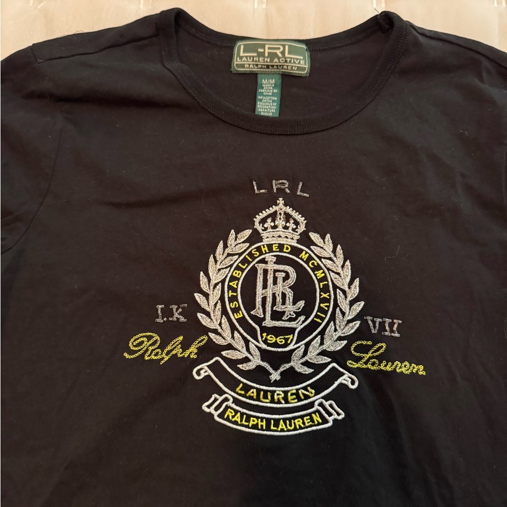 Ralph Lauren Black Emblem Tee